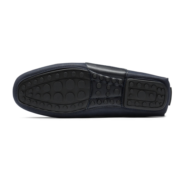 Men's Horsebit Moccasin Loafer Shoes - NAVY - 3
